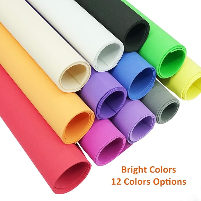 20 PCS EVA Foam Sheets DIY Handcraft Materials 1mm Thick 15.7 x 11.8 Inches Green EVA Foam Papers for Arts and Crafts(Green)