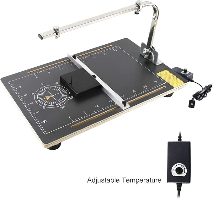 YaeTek Micromot Hot Wire Cutter Thermocut Foam Cutting Machine, 110V Table Top Styrofoam Cutter Cutting Foams, Sponge, Pearl Cotton, KT Board DIY Styrofoam Polystyrene