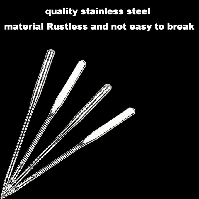 50 PCS Sewing Machine Needles for Brother, Sewing Needles Embroidery Machine Needles for Brother Sewing Machine (75/11-50 Pack)