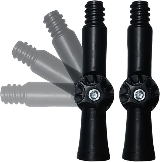 Rotatable Joint Angle Adaptor for Telescoping Extension Pole, Versatile for Window Cleaning, Gutter Cleaning, Light Bulb Changing, Painting Threaded Extension Pole -1 Pack
