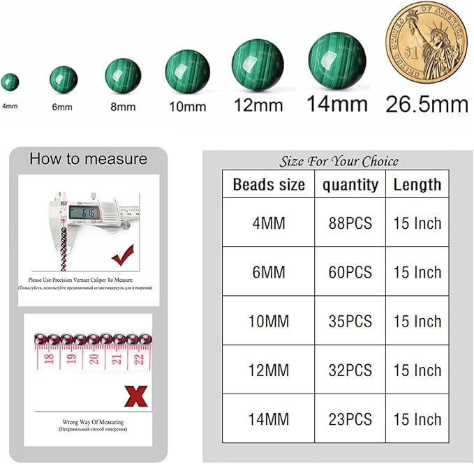 32PCS 12MM Natural Epidote Zoisite Stone Beads Round Loose Stone Beads for Jewelry Making DIY Energy Stone Healing Power Bracelet 15"