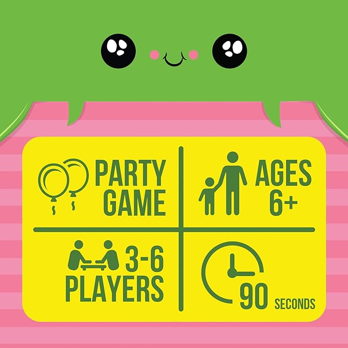 Exploding Kittens Hoppy Salmon 3-6 Players - Ages 6+ - 90 Second Rounds - Easy to Learn Quick Matching Card Game - Party Game, Family Game Night, Kid and Adult Card Game