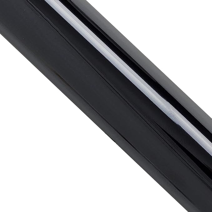 Coolprints Foil for Laminator and Laser Printer, Foil for Toner, Basic Colors, Roll of 12.6 Inches x 32.8 Feet (Black)