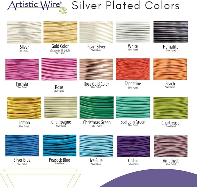 Artistic Wire, 20 Gauge Tarnish Resistant Colored Copper Craft Wire, Red, 15 yd