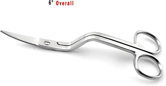 4 Pcs Professional Embroidery Duckbill Applique Scissors - Stainless Steel