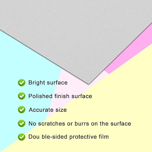 Galvanized Metal Sheet 12" x 16" x 1/32" Inch Galvanized Steel Sheet Plates for Magnetic Mount Board Wall 20GA(0.80MM) Galvanized Steel Plate Panels Stock for Roof Flashing Fixing Repair, Crafts, DIY