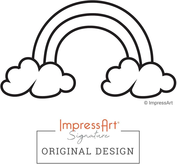ImpressArt - Rainbow Metal Punch, Nature Steel Stamping & Handmade Jewelry Making Tools (6mm)
