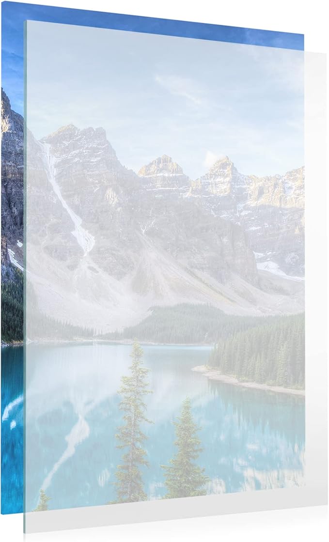 Non-Glare Acrylic Replacement for 15x20 Picture Frame, Replacement Plexiglass for 15x20 Photo Frame, UV-Resistant Non-Glare Acrylic Cover Sheet