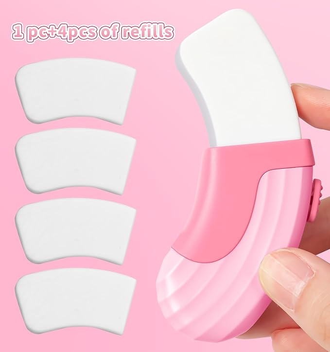 Pack Rubber Erasers Sliding Retractable Eraser, Large White Erasers for School Office Art Drawing Pencil Eraser for Kids