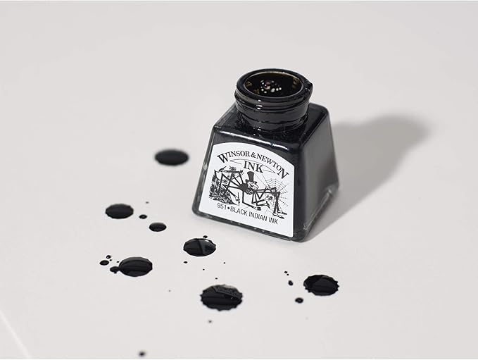 Winsor & Newton Drawing Ink, 14ml Bottle, Scarlet