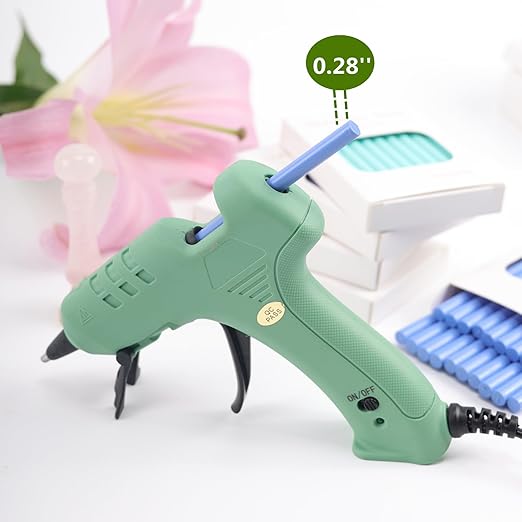 Green Wax Seal Sticks, ONWINPOR 20pcs Glue Gun Waxs Sealing Sticks for Wax Seal Stamp, Wedding Invitations, Envelope Letter Sealing (20, Vanilla Green)