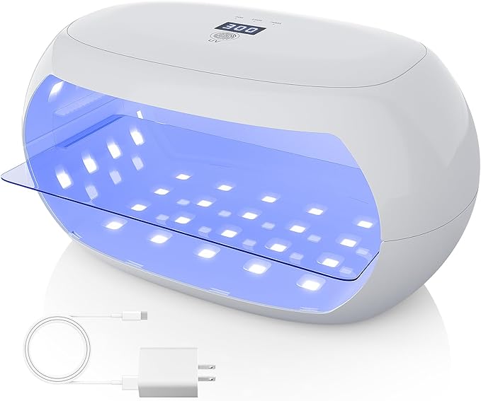 PUWANJILI UV Light for Resin,360° Ring Dual-Layer & Adjustable Time Setting (1/3/5min) UV Resin Light,56 LED High-Powered UV Lamp for Resin Curing,Fast Curing Lamp for Resin Molds,DIY Crafts Decor