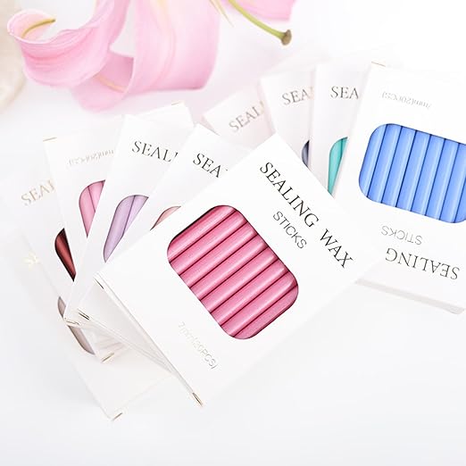 20Pcs Wax Seal Sticks Set with Glue Gun, Great for Wedding Invitations, Envelopes, Gift Wrapping (20, White)