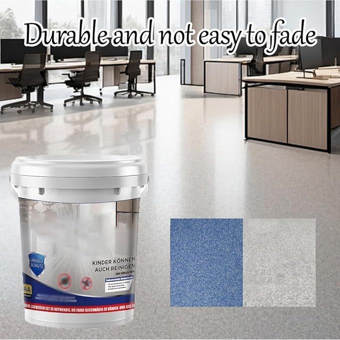 Louis Forest Epoxy Floor Paint, High-Gloss Marble Effect Epoxy Floor Coating (Colorful,1pcs)