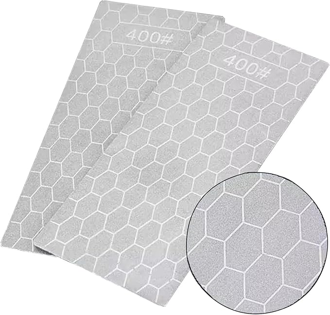 Diamond Sharpening Stone for 6 PCS Diamond Plate Honing Stone for Kitchen Sharpening Dull Knives Grindstone (SET-A)