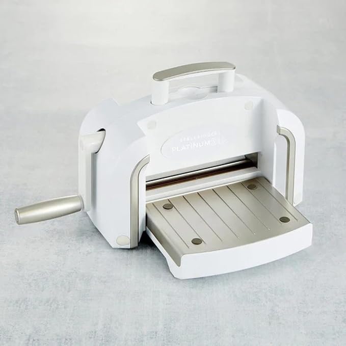Spellbinders Platinum Die Cutting and Embossing Machine (6 Inch Platform (Machine, Die and Cardstock))