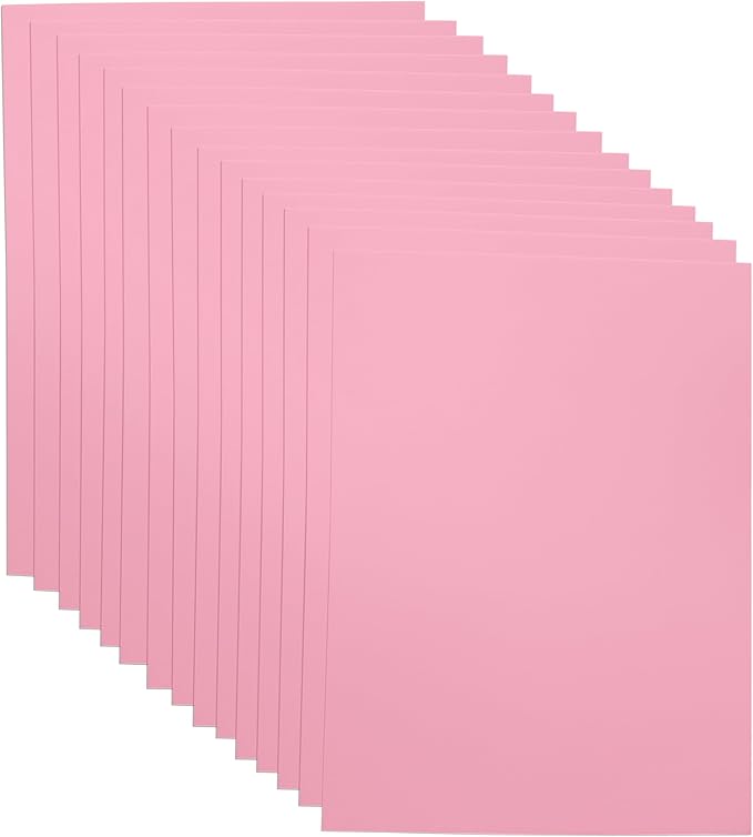 Pink EVA Foam Sheets for Crafts, 9 x 12 Inch, 2mm Thickness – Ideal for DIY Arts and Crafts, Foam Paper for Kids, Cosplay and Costumes - 15 Pack
