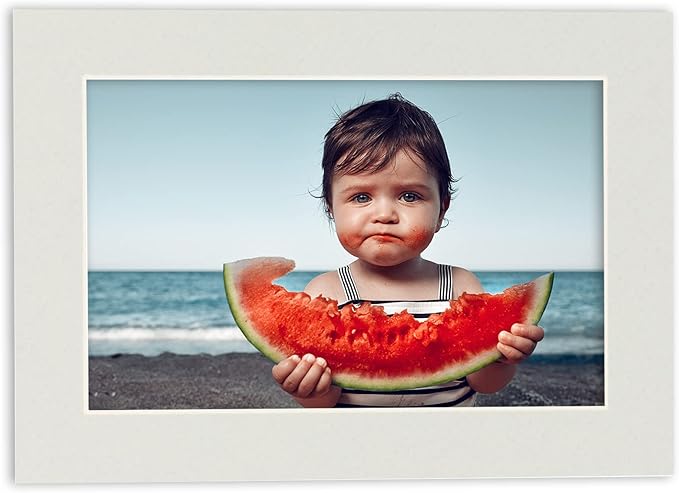 11x14 Mat for 8.5x11 Photo - Precut Grey Picture Matboard for Frames Measuring 11 x 14 Inches - Bevel Cut to Display Art 8.5 x 11 Inches - Acid Free ONE MAT with Backing Board & Clear Bag