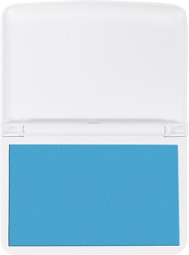 COLOP Make Series, Ink Stamp Pads, with Non-Toxic Premium Ink, Water-Based Acid-Free (Calm Blue, Make 2-2-3/4" x 4-1/4")