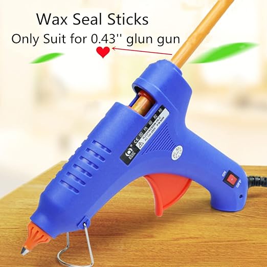 Pine Green Wax Sealing Sticks - 10pcs for Glue Gun and Seal Stamp, Melting Wax for 0.43'' Glue Gun