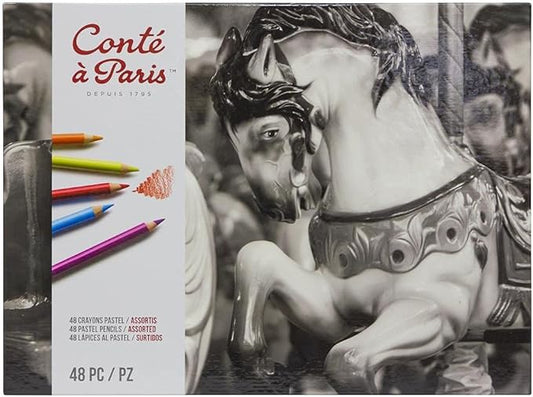 Conté à Paris 48 Count Assorted Pastel Pencils