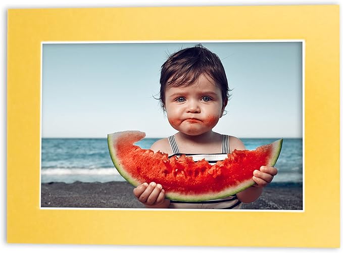 11x14 Mat for 8.5x11 Photo - Precut Metallic Gold Picture Matboard for Frames Measuring 11 x 14 Inches - Bevel Cut Matte to Display Art Measuring 8.5 x 11 Inches - Acid Free Pack of 100 MATS