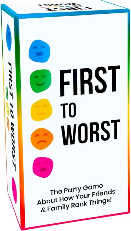 Party Game - The Card Game About How Your Friends and Family Rank Things for Kids, Teens, Adults, Families & Fun Parties with Polarizing Priorities
