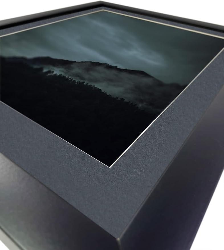 Craig Frames B573 Pre-cut Mat Board for 7x10 Print, 10x13, Graphite Black