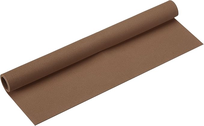 MECCANIXITY Foam Sheets Crafts 19x19 Inch 2mm EVA Craft Foam Paper Foam Sheets for Crafts Projects DIY Cosplay Modeling, Brown