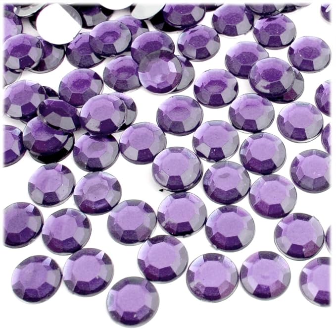 The Crafts Outlet 144pc Rhinestones Round 10mm - Pastel Assortment