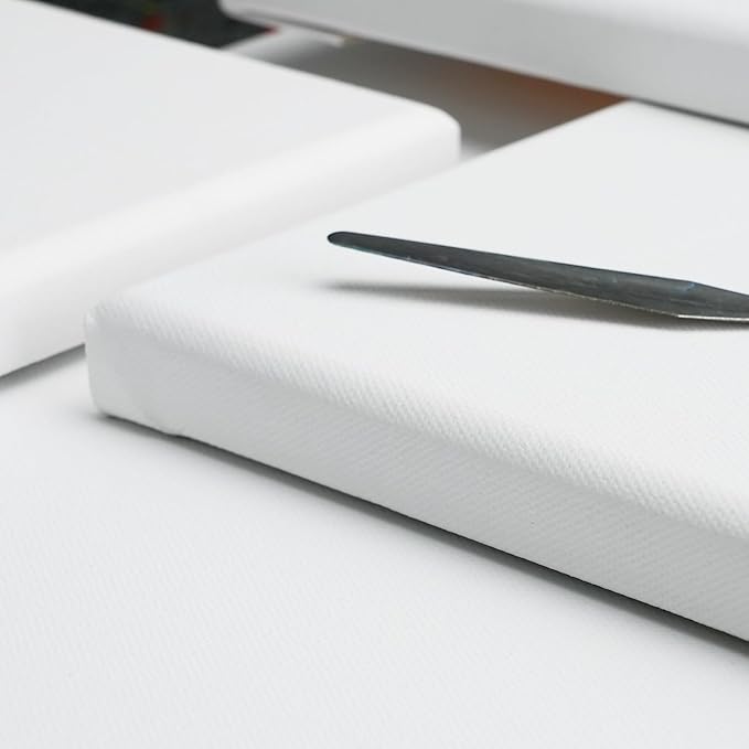 PHOENIX 24x30 Inch 2 Pack Artist Canvas - Extra Large Stretched Canvases for Painting - 3/4 Inch Profile, 100% Cotton 11 Oz. Gesso Primed White Blank Professional Canvas Oil & Acrylic Paints