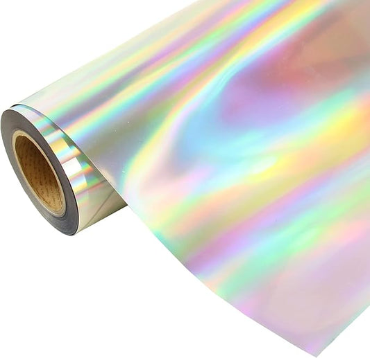 10 Yard x 20" Wide Roll Threadart Metallic Foil Spectrum Heat Transfer Vinyl Film | Compatible with Venture Explore and Maker, Silhouette Cameo, & Large Format Cutters