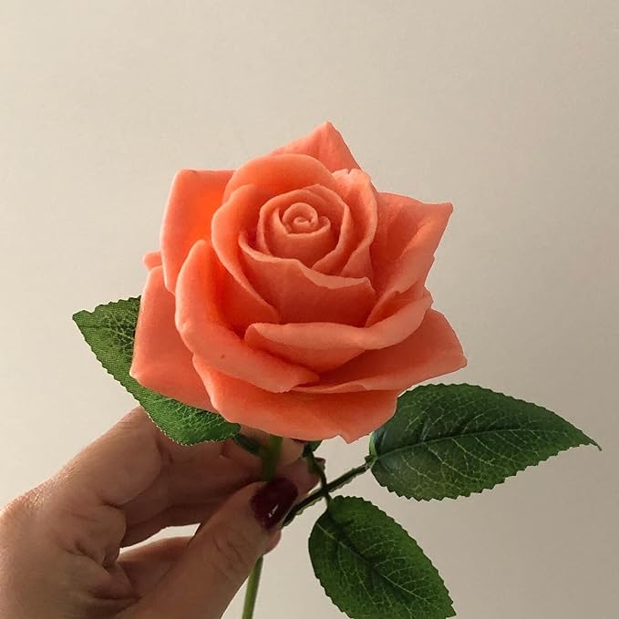 Bloom Rose Flower 3D Silicone Mold for Resin Flower Soap Candle Making DIY Molds Wedding Cake Mold Epoxy Decorating Craft Mould Baking Tools