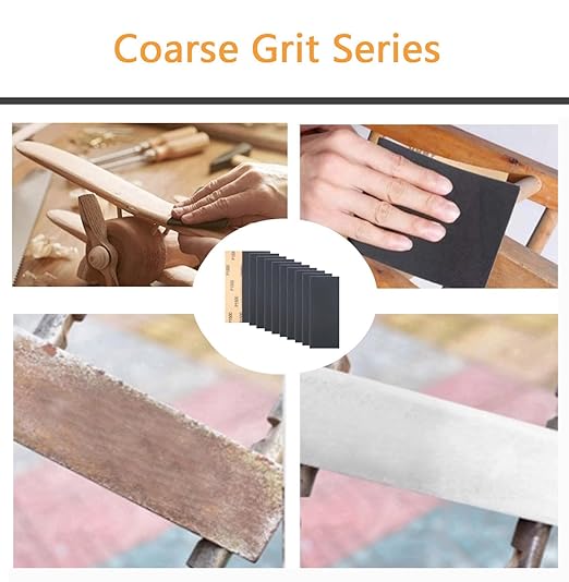 30Pcs 9 x 3.6 Inchs 1500 Grit Wet and Dry Handmade Universal Sanding Sheets, Suitable for Woodworking Furniture/Automobiles/Metal/Lacquer Polishing Sandpaper