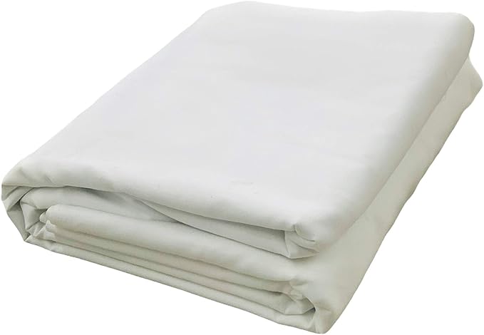 AK TRADING CO. Muslin Fabric/Textile Bleached - Draping Fabric - Bleached White 2 Yards Medium Weight - 100% Cotton (60in. Wide)