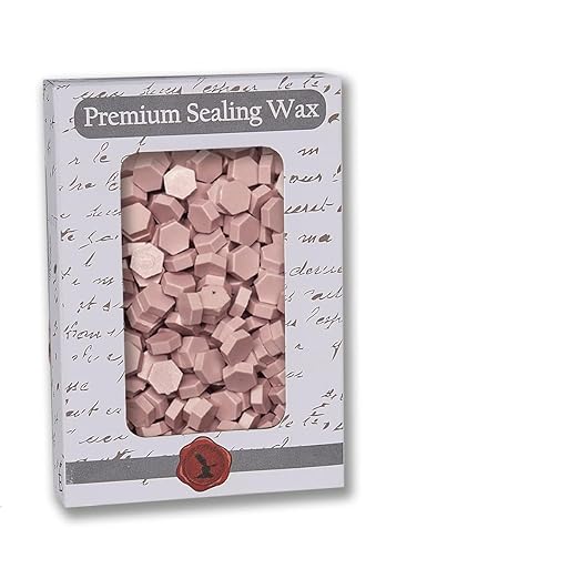 Premium Sealing Wax Beads 2 OZ. - 350+ pcs (Blush Pink)