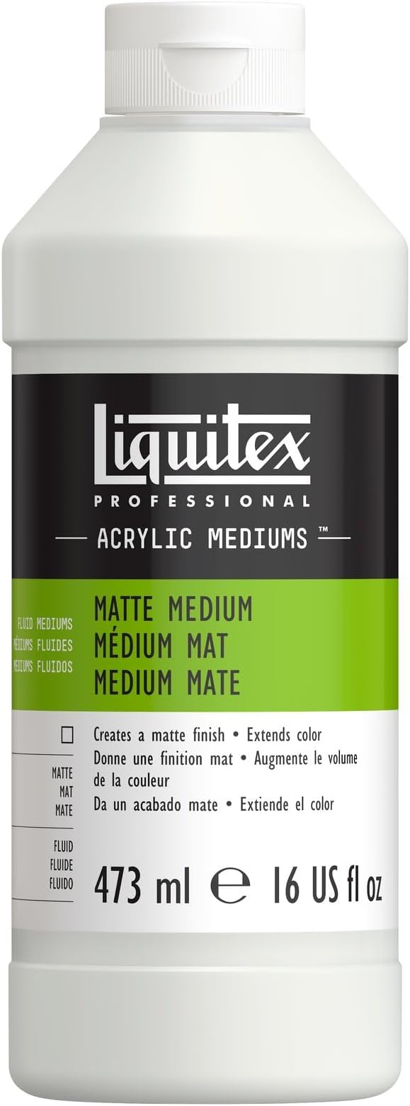Liquitex Professional Matte Medium, 473ml (16-oz)