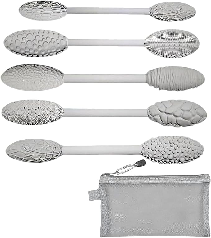 5PCS Double-Ended Clay Sculpting Tools, Polymer Clay Texture Tools Set with Wooden Handle for Pottery, Ceramics, DIY Art Modeling - Professional Sculpting & Detailing Kit