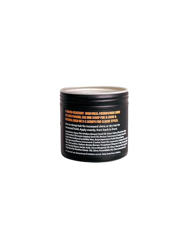 O'Douds Multi-Purpose Pomade - Water-Resistant Styling Pomade for Men - Natural, Plant-Based Ingredients - Firm hold with Medium to High Shine - Cedarwood & Orange Scent (4oz)