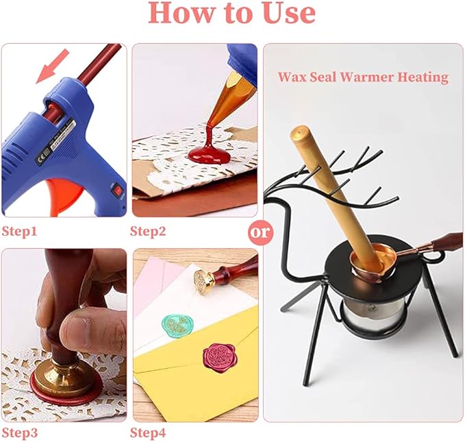 Wax Seal Sticks, Afobby 15 Pieces Glue Gun Sealing Wax Sticks for Wax Seal Stamp, Coffee Gold Wax Sealing Sticks for Wedding Invitations, Cards, Envelopes