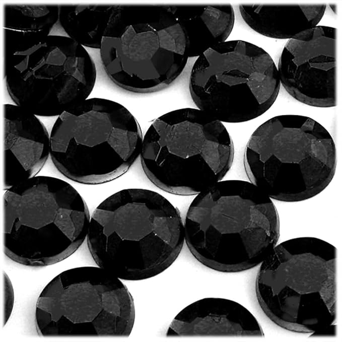 The Crafts Outlet 72pc Rhinestones Round 20mm - Flatback Light Orange