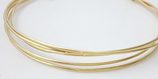 24 Gauge, Jeweler's Brass Wire, Red Brass, Round, Dead Soft, CDA #230 Alloy Jewelry Grade - 1 Ounce (49FT) by CRAFT WIRE