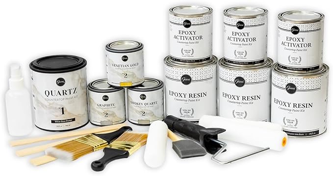 Giani Quartz Easy Epoxy Countertop Paint Kit (Venetian Gold)