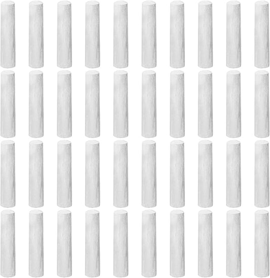 40 Pcs Sidewalk Chalks for Kids Non Toxic Jumbo Chalk for Party Gift Outdoor Art Classroom Play Painting (White)