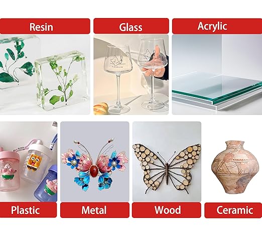 UV Resin Kit with Light - 60g UV Resin with Rechargeable Flashlight, Fast Curing in 5 Seconds, Clear UV Glue for Welding Plastic, Glass Repair, Acrylic - UV Adhesive for Bonding Jewelry, DIY, Crafts