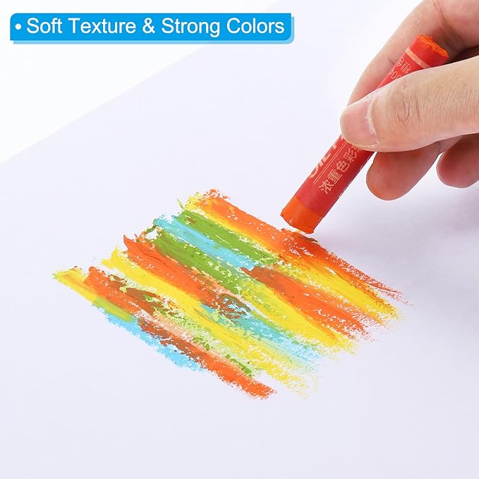PATIKIL Brown Oil Pastels, 12Pcs Soft Oil Crayons Creamy Pastels Stick Art Supplies for Art Painting Drawing Blending Graffiti for Artists Beginners