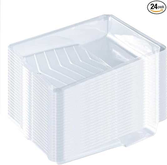 Voomey Paint Tray Liner Disposable,Paint Pan Liners,24 Pcs Heavy-Duty Plastic Paint Tray Liners for House Painting, Leak-Proof & Easy Cleanup (Only Compatible with Voomey 17pcs Paint Roller Kit)