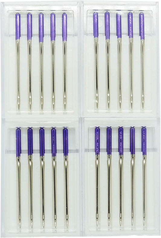 DREAMSTITCH 202122001 859438007 20 Pcs Purple Tip Sewing Machine Needles Size 90/14 for Janome Sewing Machine