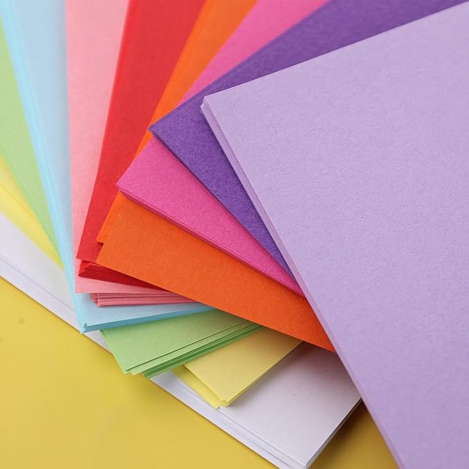 Koogel 250Sheets Origami Paper Craft Kits, Color Paper 6"x 6" with Origami Book, DIY Art Projects Set for Beginners