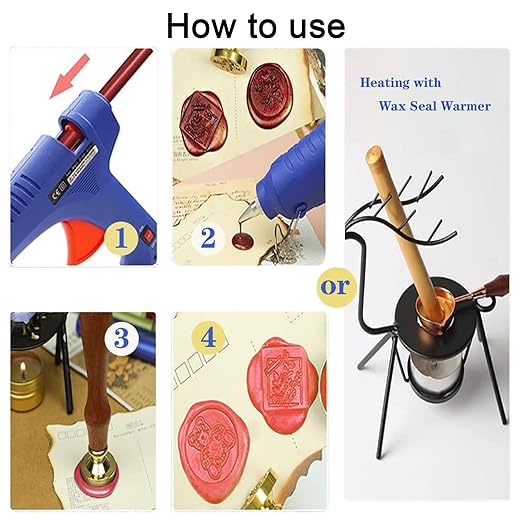 Wax Seal Stick, Ioggtser 30 PCS New Wine Red Mini Glue Gun Wax Seal Stick for Wax Seal Stamp, Sealing Wax Sticks for Wedding Invitations, Cards, Envelopes